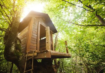 dormire casa su albero in italia