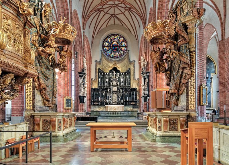 Interno Cattedrale di Stoccolma