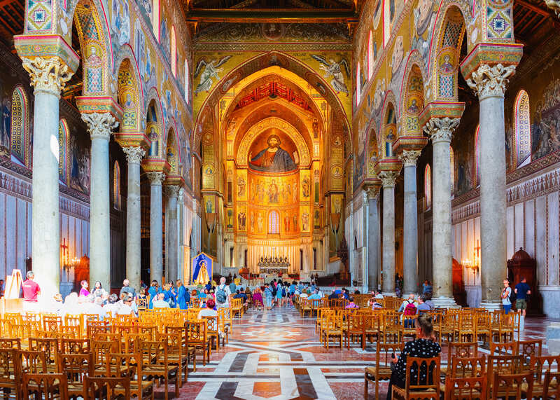 interno cattedrale di Monreale
