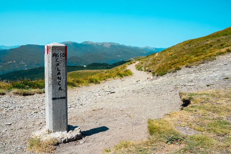 indicazione di passo della calanca