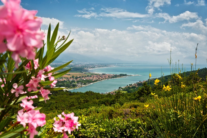 visuale panoramica di ameglia