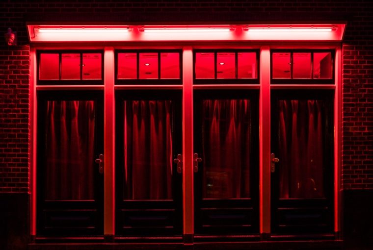 quartiere a luci rosse di Amsterdam
