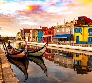 Aveiro al tramonto
