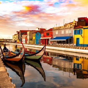 Aveiro al tramonto