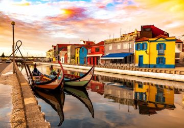 Aveiro al tramonto