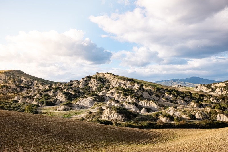 Calanchi in Basilicata, provincia Matera