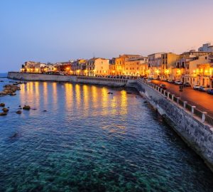 Siracusa al tramonto, spiagge di Siracusa