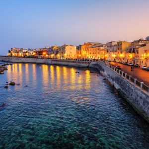 Siracusa al tramonto, spiagge di Siracusa
