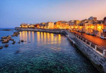 Siracusa al tramonto, spiagge di Siracusa