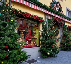 Rothenburg ob der Tauber, alberi di natale