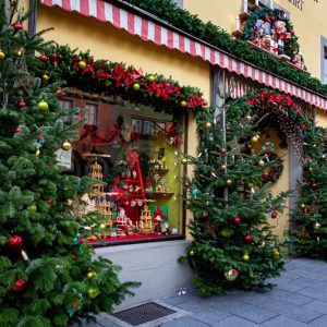 Rothenburg ob der Tauber, alberi di natale