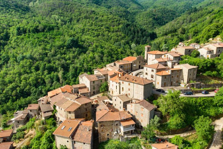 Raggiolo vista aerea